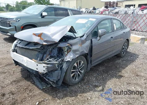 2014 Honda Civic Ex из США, поврежденный, VIN 2HGFB2F85EH541255